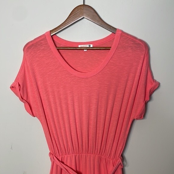 Sundry Cassia Tiered Midi Dress Size Small - Picture 3 of 7